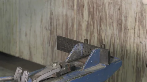 Master goldsmith working with silver Stock Footage 60624900