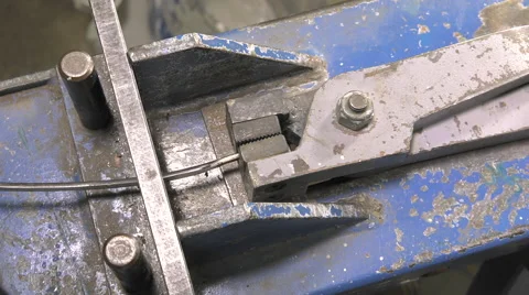 Master goldsmith working with silver Video stock 60625810