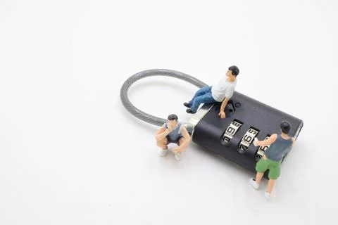 A  master key encoding. Image use for background security system, hack, Foto stock