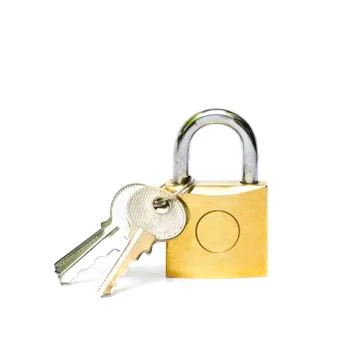 Master key isolated on white Stock Photos