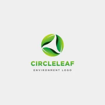Master leaf circle abstract simple logo template vector illustration icon ele Stock Illustration