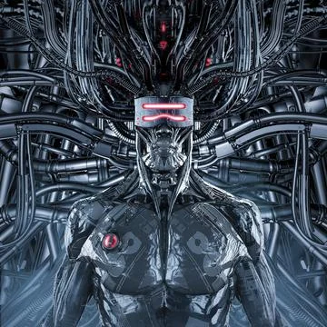 Master of the machine Illustrazione stock