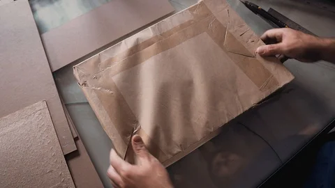 The Master Makes a Book Stock Footage 129463548