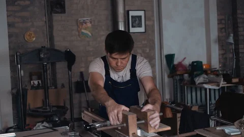 The Master Makes a Book Stock Footage 129463764