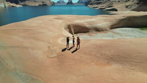 Master Shot of Lake Powell Stock Footage 221041954