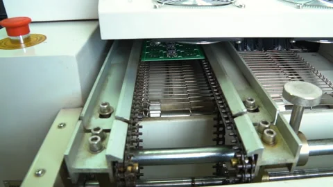 The master solders the printed circuit board Stock Footage 157758635