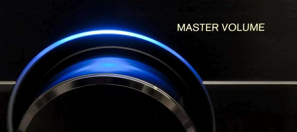 Master Volume Audio Stock Photos