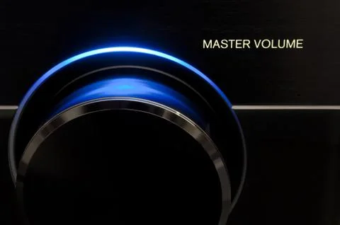 Master Volume Audio Stock Photos