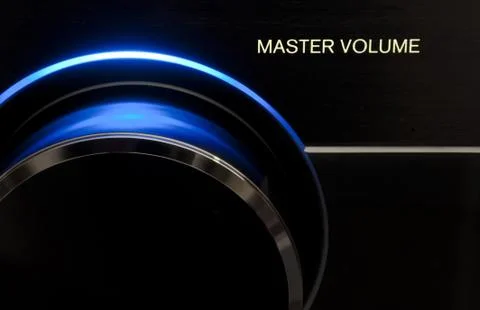 Master Volume Audio Stock Photos