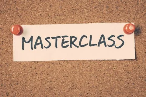 Masterclass Stock Photos