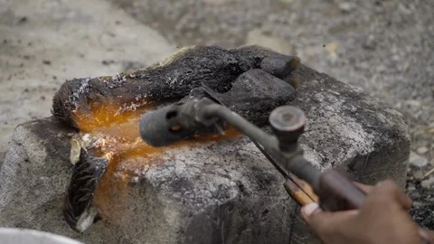 Mastering the Art of Mutton Cutting with Expert Techniques Video stock 316936042