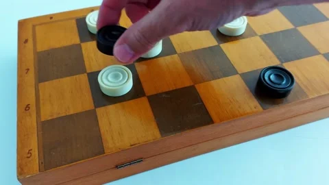Mastering Checkers: Strategy Smart Moves Master 스톡 동영상 308705188