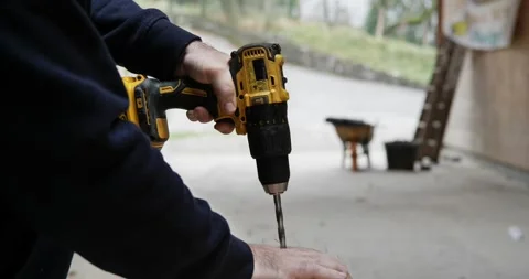Mastering the Drill: Fine Carpentry Stock Footage 327756748