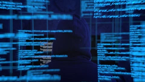 Mastering the Matrix: An Enthusiast's Dance with Encryption Stock Footage 270577182