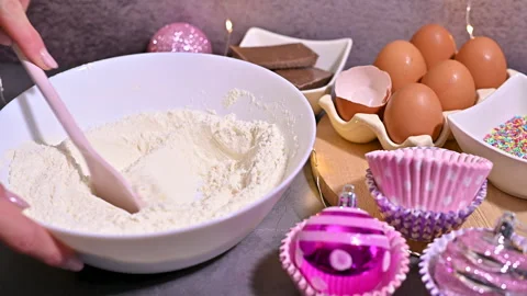 Masterpiece of Crafting Christmas Cookie Magic Video stock 255336609