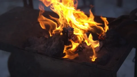 Mastery in blacksmithing Stock Footage 87866533