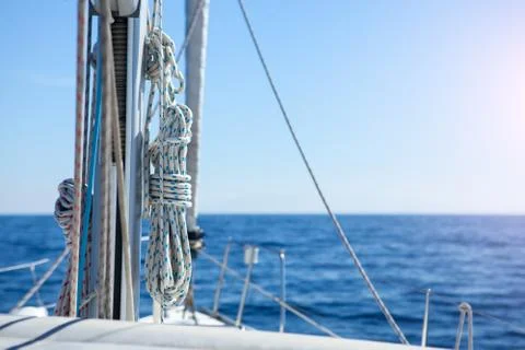 Masts and rope Stock Photos