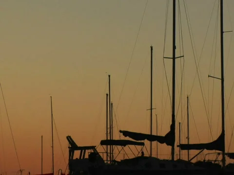 Masts in Shadow Video stock 285882