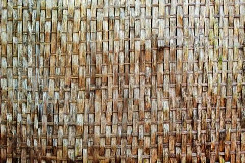 Mat of bamboo Stock Photos