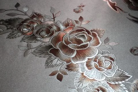 A mat with a beautiful design. Stock Photos