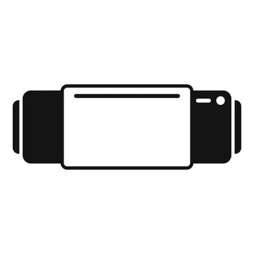 Mat roll icon simple vector. Gym carpet 스톡 일러스트
