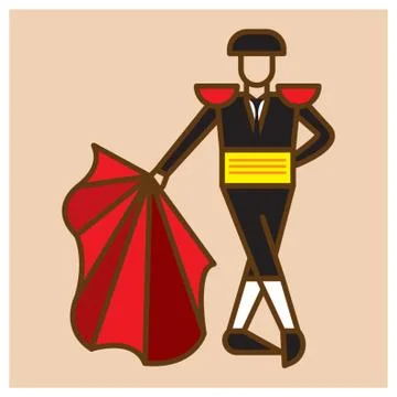 Matador Illustrazione stock