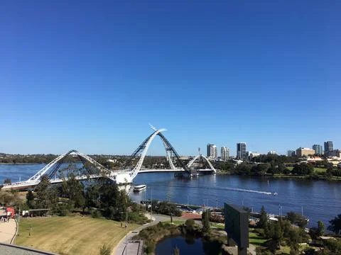 Matagarup Bridge 写真素材