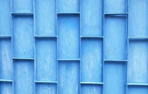Matalic Blue Rectangle Pattern Stock Photos