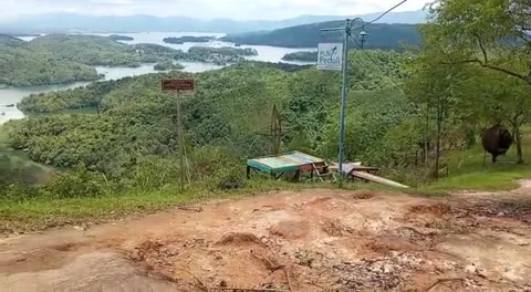 Matang Keladan Panorama Video stock 236965645