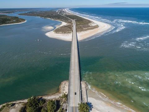Matanzas Inlet 库存照片