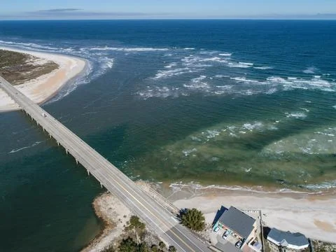 Matanzas Inlet 库存照片