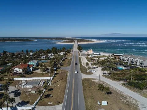 Matanzas Inlet 库存照片