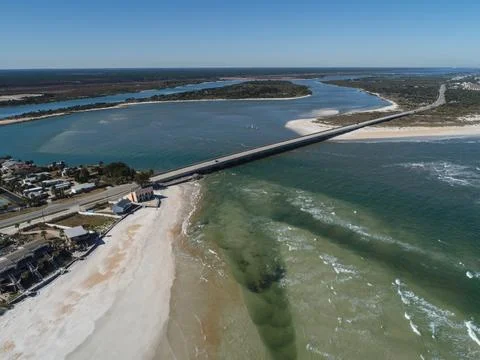 Matanzas Inlet 库存照片