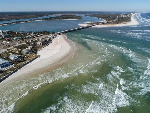 Matanzas Inlet 库存照片