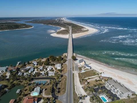 Matanzas Inlet 库存照片