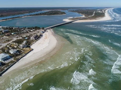Matanzas Inlet 库存照片