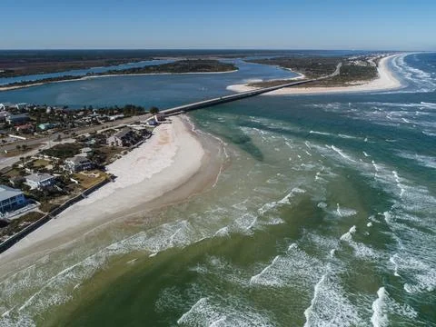 Matanzas Inlet 库存照片