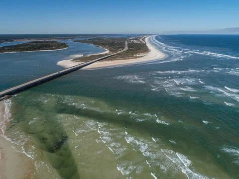 Matanzas Inlet 库存照片