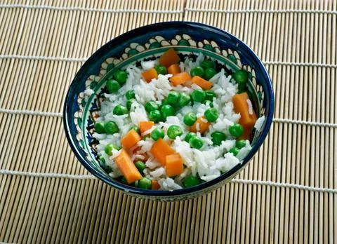 Matar pulao Stock Photos