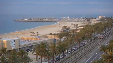 Mataro, Barcelona. Timelapse Stock Footage 108060670