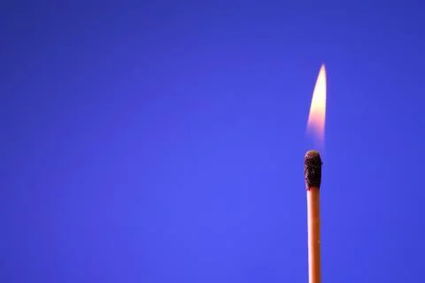 Match On Blue Stock Photos