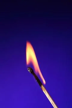 Match On Blue Stock Photos