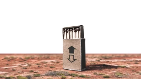 Match Box is Opening Stock Footage 87297334