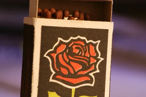 Match boxes Stock Photos