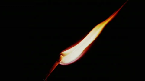 Match burn - FIRE015HD Stock Footage