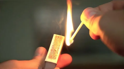 Match is Burning Stock-Footage 193998562