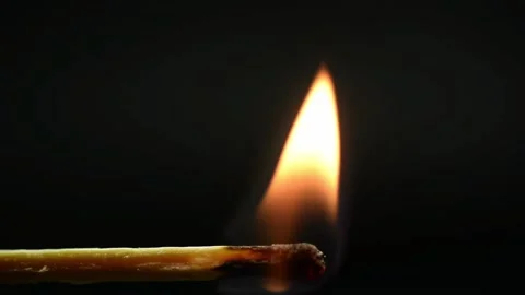 Match burns Stock Footage 150984952