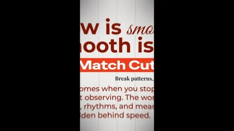Match Cut Stock After Effects