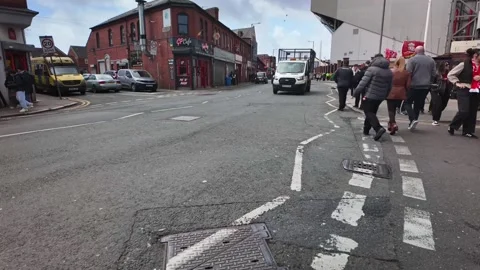 Match day at Anfield time lapse Stock Footage 331824245