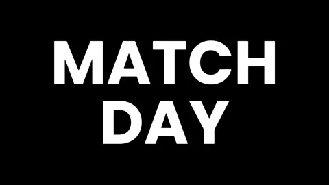 MATCH DAY - TEXT DISPLAY ANIMATION Stock Footage 277650133